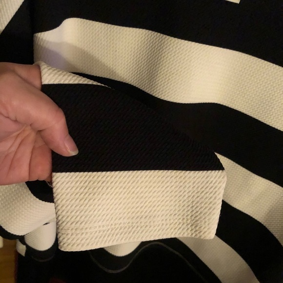 BAR III black & Ivory striped XX-Large long sleeve top layered look - Picture 5 of 16